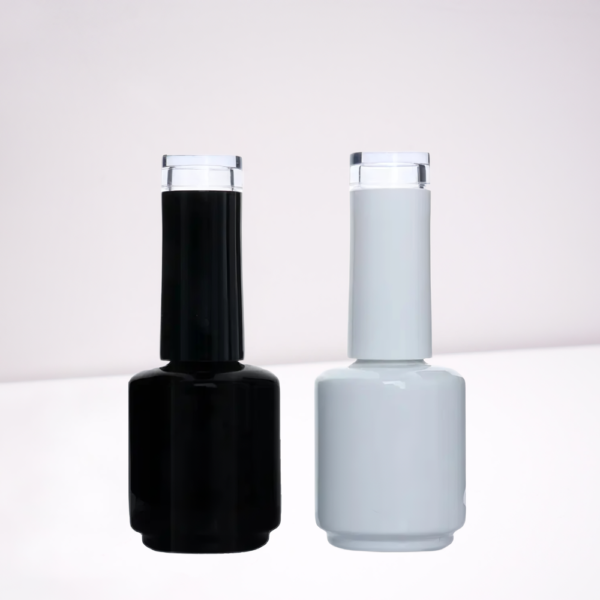 15ml White Glass Nail Polish ottle