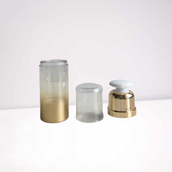 30ml Airless Pump Bottle With Gold Collar