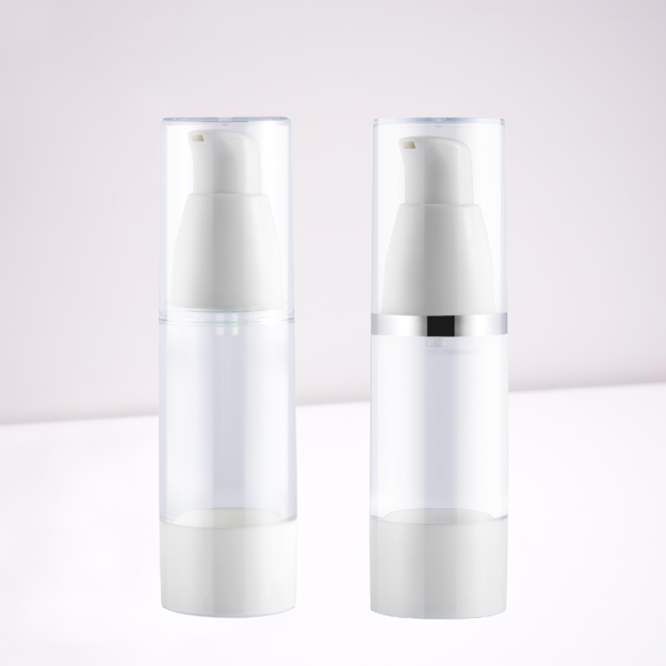 30ml White Airless Cosmetic Bottle