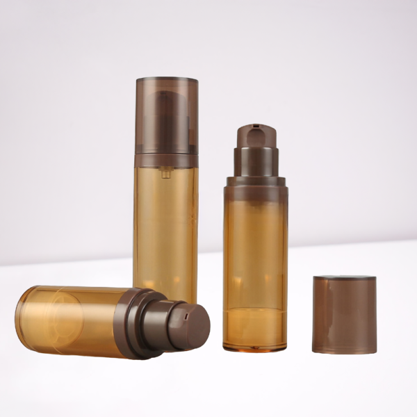 Amber Airless Bottle with Pump