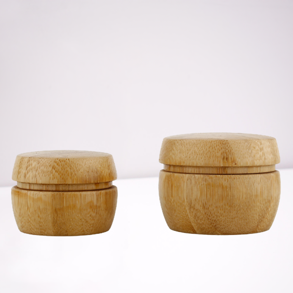 Bamboo Jar with Bamboo Lid