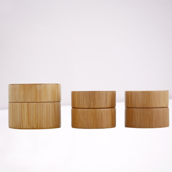 Bamboo Packaging 5g 10g 15g Bamboo Cream Jar