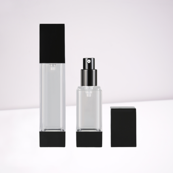 Black Square Airless Container 50ml