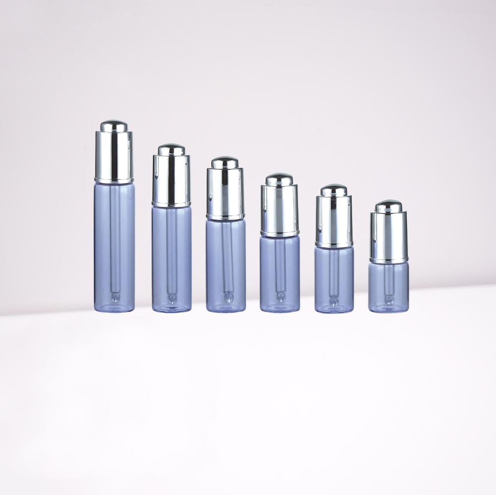 Glass Bottle with Silver Dropper Cap 5ml 10ml 15ml 1