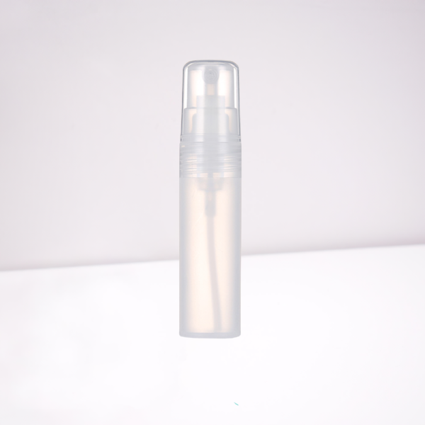 Natural Frosted Polypropylene Mini Cylinder Bottle 5ml