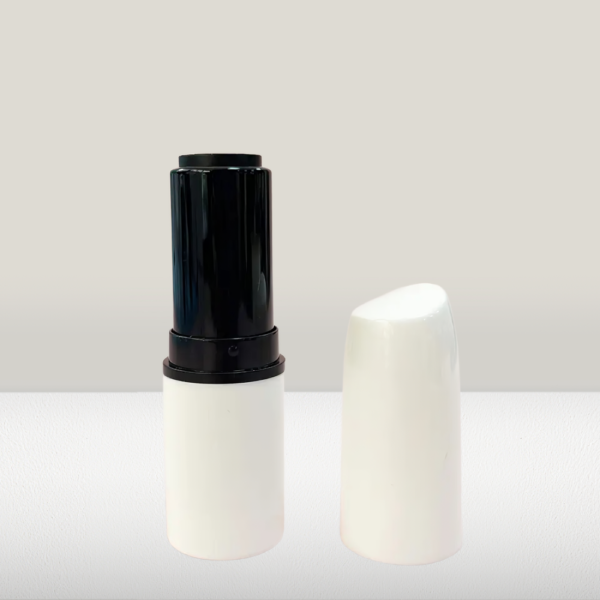 White Color Empty Lipstick Container