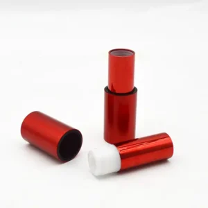 Aluminum magnetic lipstick tube
