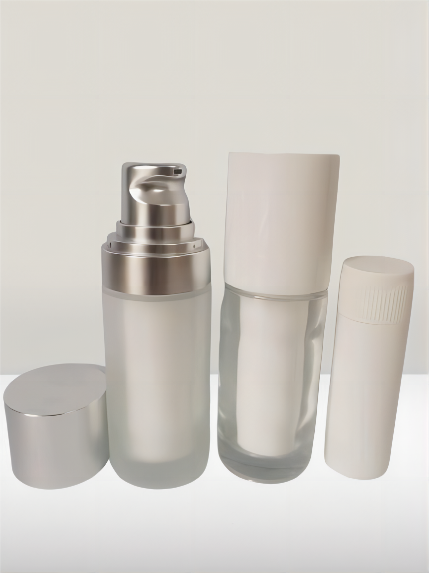 Refillable 30ml Glass Airless Pump BottleAmple Cosmetic Packaging