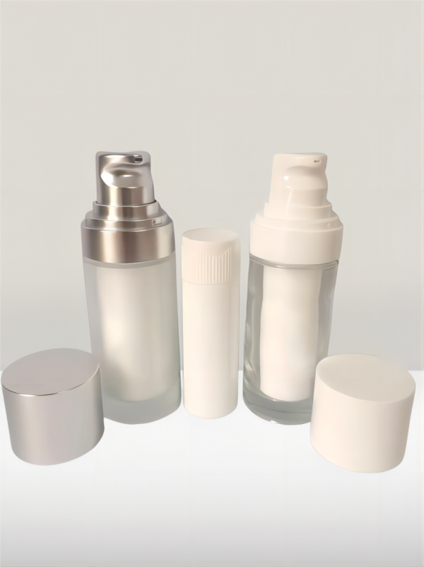 Refillable Glass Airless Pump BottleAmple Cosmetic Packaging