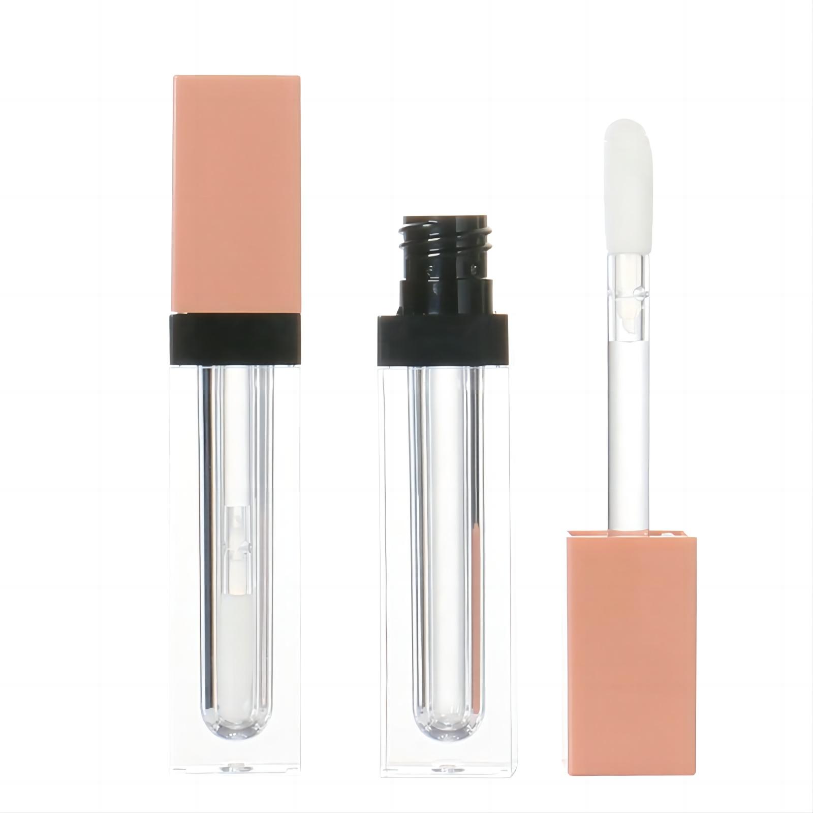 5ml Square Lip Gloss Container Ample Cosmetic Packaging