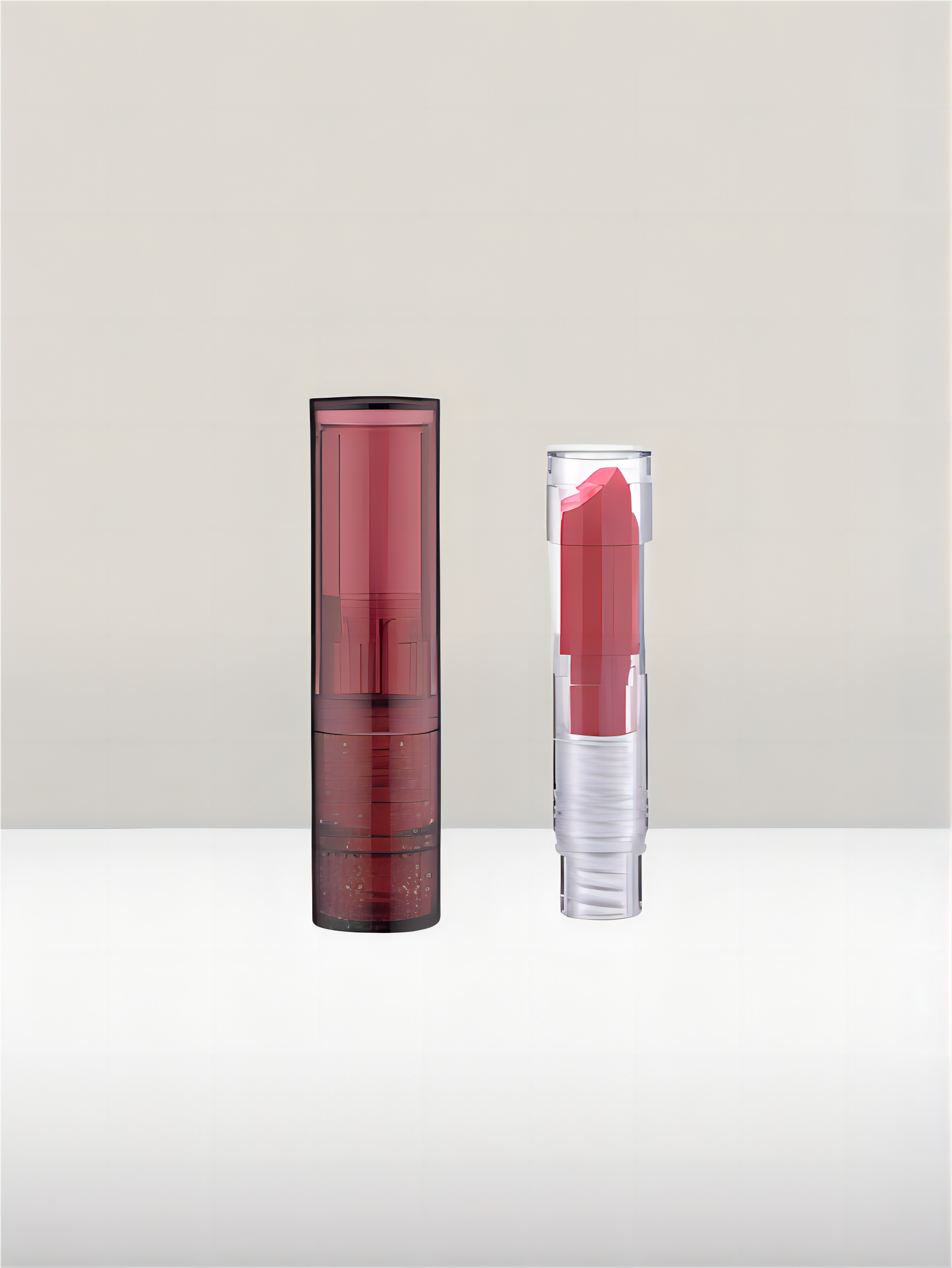 Refillable PET Lipstick TubeAmple Cosmetic Packaging