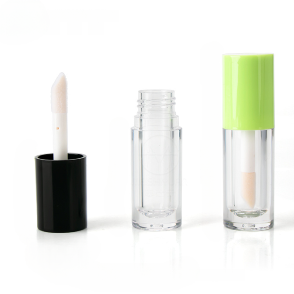 Round Lip Glaze Container Ample Cosmetic Packaging