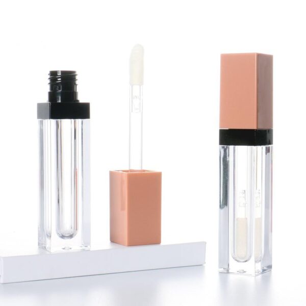 Square Lip Gloss Tube 5ml Ample Cosmetic Packaging