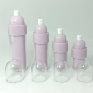 Refillable vacuum pump bottle 15ml 30ml 50ml 100ml Ample Cosmetic Packaging