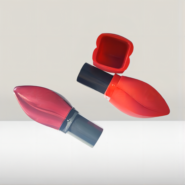 Plastic Red Lip Shape Lipstick TubeAmple Cosmetic Packaging