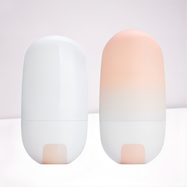 45ml 50ml Oval Sunscreen Lotion Bottle Empty Sunscreen Packaging Squeezable Liquid Foundation Bottle Empty Primer Bottle