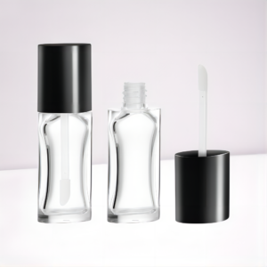 7ML Lip Oil Tube Oval Lip Gloss Container Recyclable PET Lip Tint Tube Empty Lip Gloss Tube Wholesale Luxury Lip Gloss Packaging