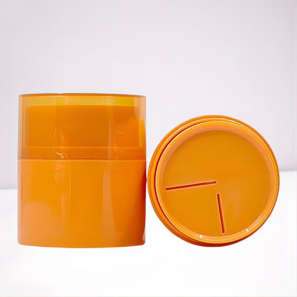 50g Makeup Remover Balm Container PP Rotating Cleansing Balm Container Body Scrub Butter with Sharpener Facial Mask Balm Jar - Image 2