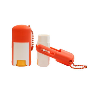 Mono Matrail PP Lip Balm Stick Tube with keychain