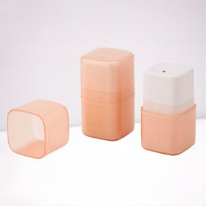 Square Lip Balm Container with twist mechanism
