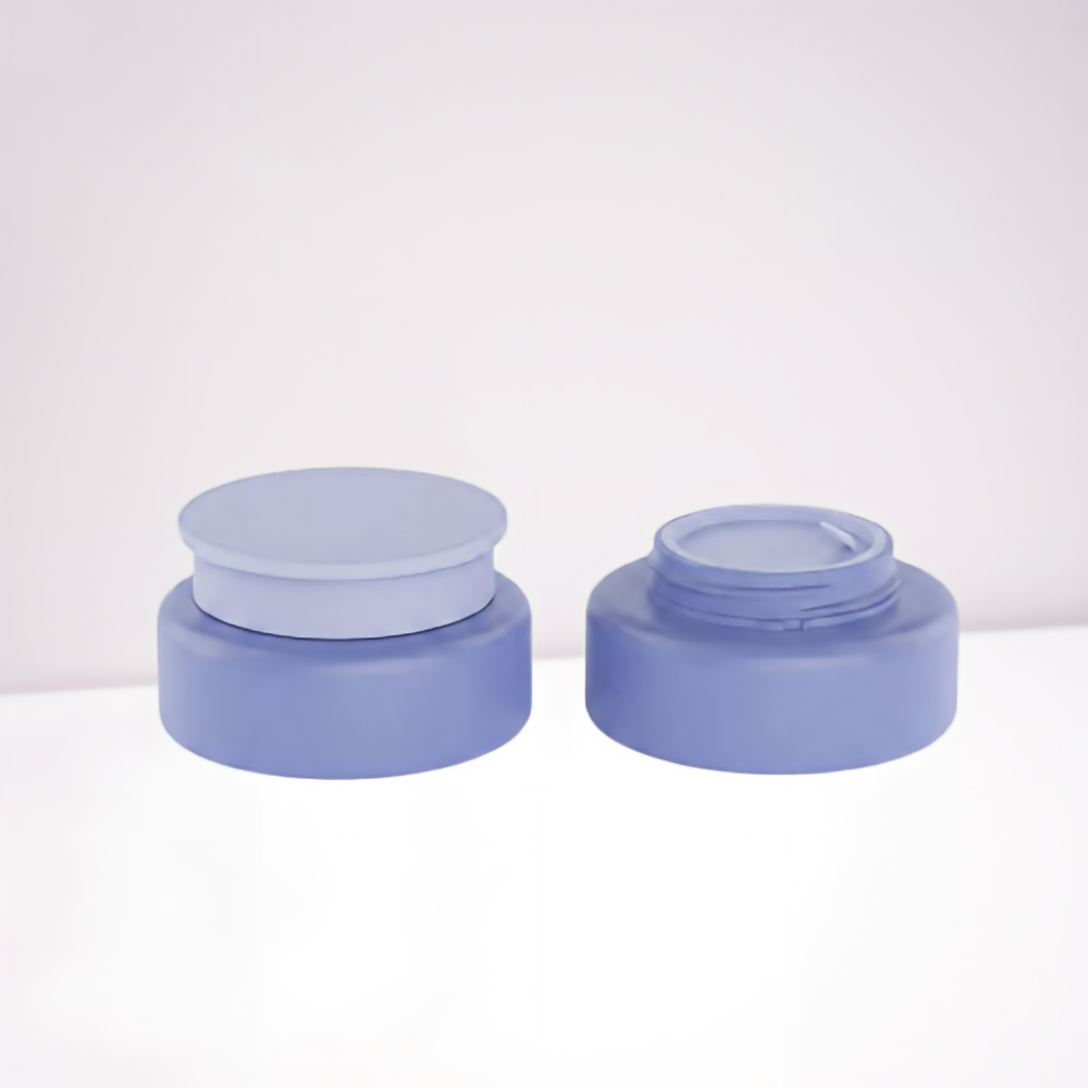 luxury PP cream jar with screw cap